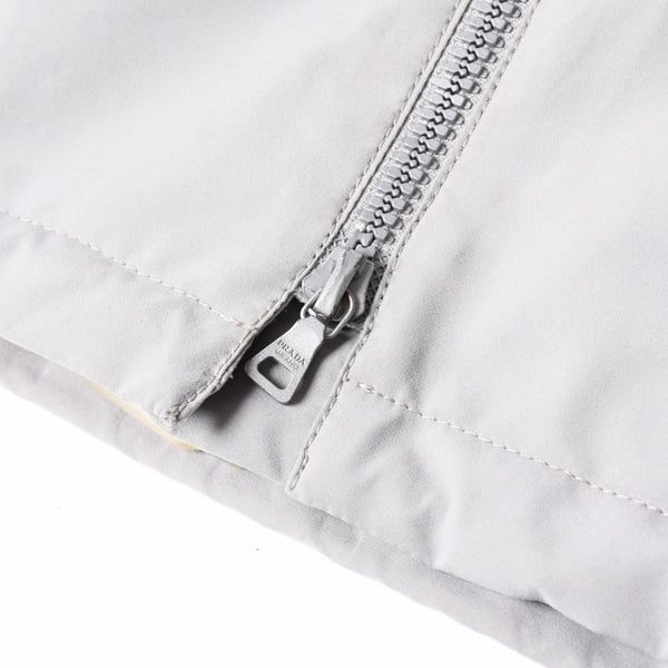 極美品 PRADA SPORTS プラダスポーツ GORE-TEX ゴアテックス ギミックジャケット ジャケット ナイロンジャケット サイズ42 グレー 中古 4a006462