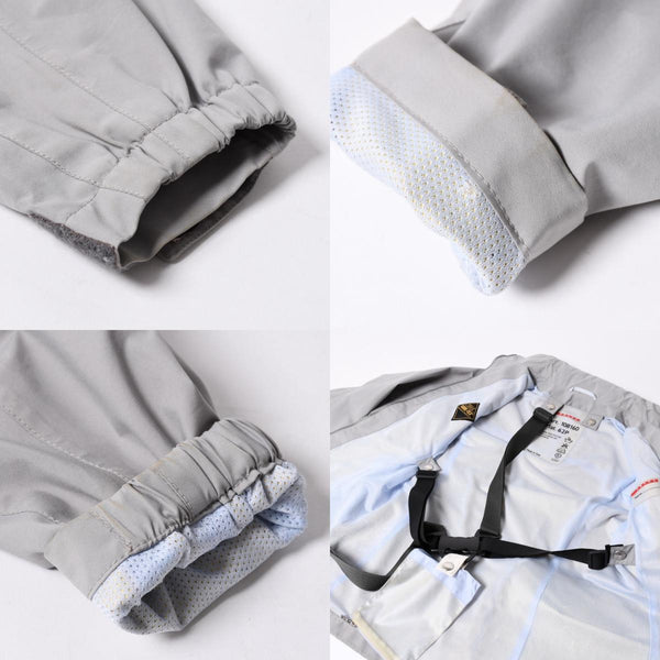 極美品 PRADA SPORTS プラダスポーツ GORE-TEX ゴアテックス ギミックジャケット ジャケット ナイロンジャケット サイズ42 グレー 中古 4a006462