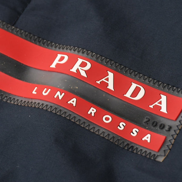 PRADA SPORT プラダスポーツ ルナ ロッサ 2003 チャレンジベスト ETB2931 ネイビー GORE-TEX ゴアテックス ライトアウター 美品 中古 4a006442