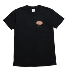 将图片加载到图库查看器中。 HARLEY DAVIDSON ハーレーダヴィッドソン 90's 半袖Tシャツ サイズM ブラック コットン パフプリント 古着 美品 中古 4a005847