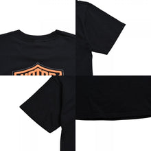 将图片加载到图库查看器中。 HARLEY DAVIDSON ハーレーダヴィッドソン 90's 半袖Tシャツ サイズM ブラック コットン パフプリント 古着 美品 中古 4a005847