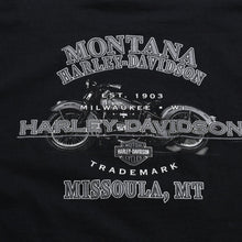 将图片加载到图库查看器中。 極美品 HARLEY DAVIDSON ハーレーダビッドソン モーターサイクル Tシャツ ブラック サイズXL U.S.A製 中古 4a005850