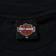 将图片加载到图库查看器中。 極美品 HARLEY DAVIDSON ハーレーダビッドソン モーターサイクル Tシャツ ブラック サイズXL U.S.A製 中古 4a005850