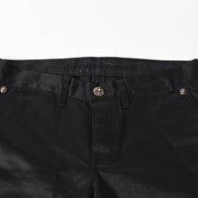 将图片加载到图库查看器中。 極美品 CHROME HEARTS クロムハーツ クロスボールボタン チノパンツ 32サイズ スクロールラベル ブラック シルバー 中古 4a005726