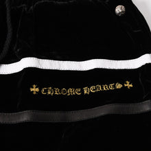将图片加载到图库查看器中。 新品未使用 CHROME HEARTS クロムハーツ VELVET TRACKSUIT PANTS ベルベット トラックスーツパンツ サイズS クロスボール 中古 4a005731
