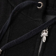 将图片加载到图库查看器中。 CHROME HEARTS クロムハーツ × MATTY BOY マッティボーイ ジップアップフーディー サイズL ダガー ブラック シルバー925 美品 中古 4a005760