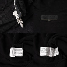 将图片加载到图库查看器中。 CHROME HEARTS クロムハーツ × MATTY BOY マッティボーイ ジップアップフーディー サイズL ダガー ブラック シルバー925 美品 中古 4a005760