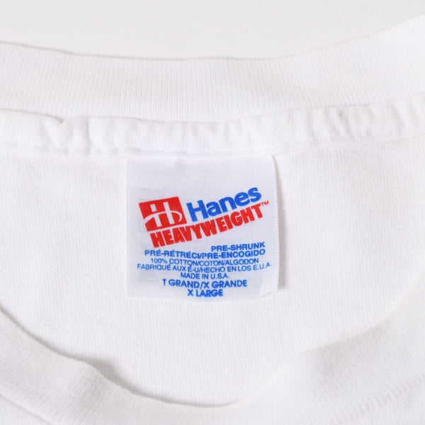 HOOTERS フーターズ VINTAGE ヴィンテージ 90's 半袖Tシャツ サイズXL ジャクソンビル ビーチ店 ホワイト 美品 中古 4a005856