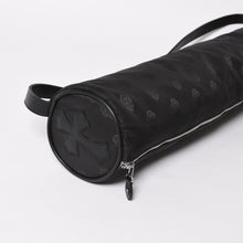 将图片加载到图库查看器中。 極美品 CHROMEHEARTS クロムハーツ ヨガマット ヨガマットケース クロスパッチ ダガー レザー ナイロン ブラック 中古 4a005565