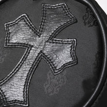 将图片加载到图库查看器中。 極美品 CHROMEHEARTS クロムハーツ ヨガマット ヨガマットケース クロスパッチ ダガー レザー ナイロン ブラック 中古 4a005565