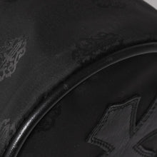 将图片加载到图库查看器中。 極美品 CHROMEHEARTS クロムハーツ ヨガマット ヨガマットケース クロスパッチ ダガー レザー ナイロン ブラック 中古 4a005565