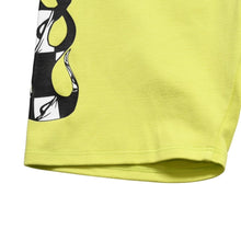 Load the image into the gallery viewer. New and unused CHROME HEARTS Matty Boy Link Biker Shorts Lime Green Cotton Size M Used 4a005724