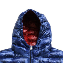 将图片加载到图库查看器中。 極美品 MONCLER モンクレール PATRICKダウンベスト 210914336205 サイズ5 ブルー ダウン 中古 4a005771