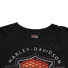 将图片加载到图库查看器中。 HARLEY DAVIDSON ハーレーダヴィッドソン 90's 半袖Tシャツ サイズM ブラック コットン パフプリント 古着 美品 中古 4a005847