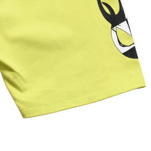 Load the image into the gallery viewer. New and unused CHROME HEARTS Matty Boy Link Biker Shorts Lime Green Cotton Size M Used 4a005724