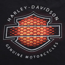 将图片加载到图库查看器中。 HARLEY DAVIDSON ハーレーダヴィッドソン 90's 半袖Tシャツ サイズM ブラック コットン パフプリント 古着 美品 中古 4a005847