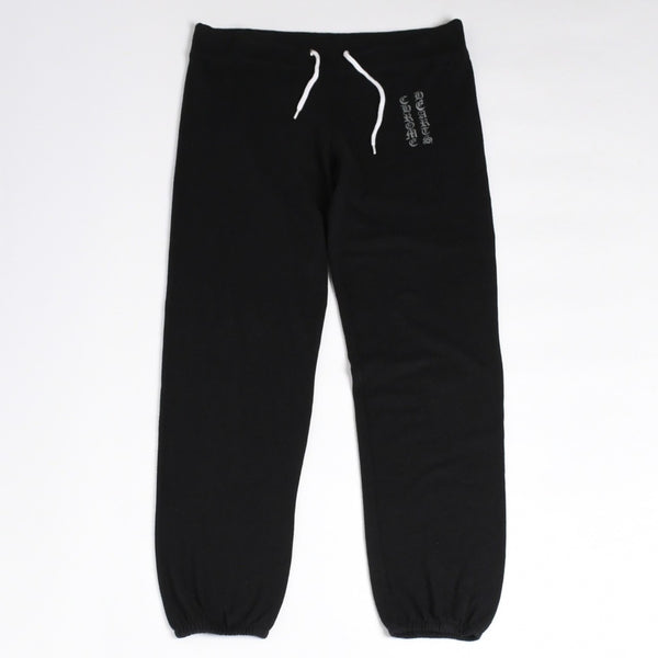 Very good condition CHROME HEARTS Sweatpants Size M Old English Logo Print Black Used 4a005727