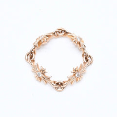 New and unused CHROME HEARTS 22K Tiny E CH Plus Ring Weight approx. 3.54g Size 15.5 After-diamond Used 4a008573