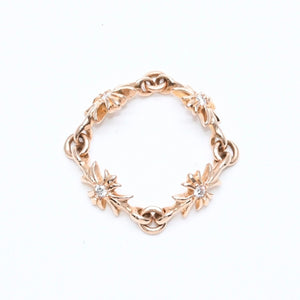 New and unused CHROME HEARTS 22K Tiny E CH Plus Ring Weight approx. 3.54g Size 15.5 After-diamond Used 4a008573