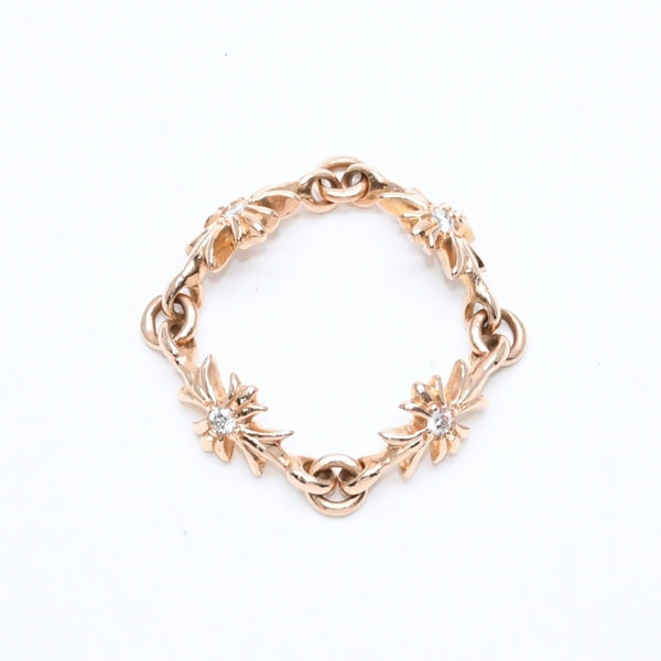 New and unused CHROME HEARTS 22K Tiny E CH Plus Ring Weight approx. 3.54g Size 15.5 After-diamond Used 4a008573