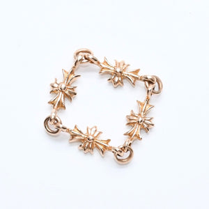 New and unused CHROME HEARTS 22K Tiny E CH Plus Ring Weight approx. 3.54g Size 15.5 After-diamond Used 4a008573