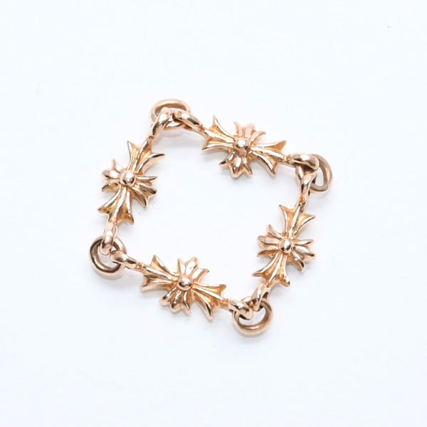 New and unused CHROME HEARTS 22K Tiny E CH Plus Ring Weight approx. 3.54g Size 15.5 After-diamond Used 4a008573