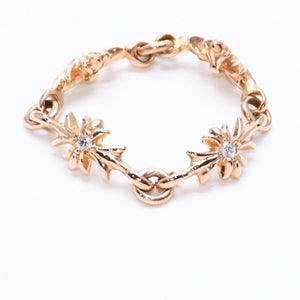 New and unused CHROME HEARTS 22K Tiny E CH Plus Ring Weight approx. 3.54g Size 15.5 After-diamond Used 4a008573