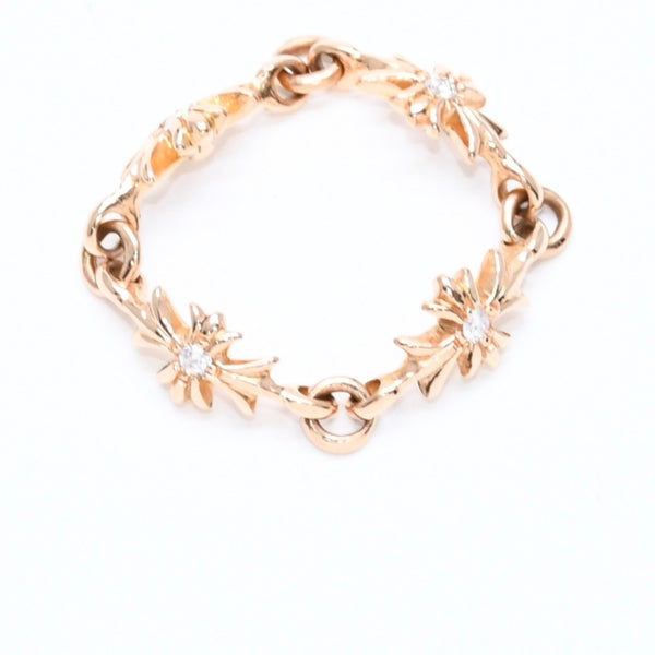 New and unused CHROME HEARTS 22K Tiny E CH Plus Ring Weight approx. 3.54g Size 15.5 After-diamond Used 4a008573