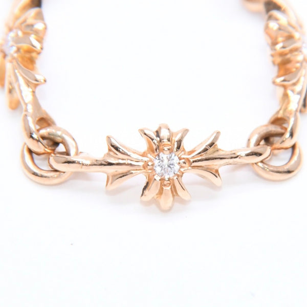 New and unused CHROME HEARTS 22K Tiny E CH Plus Ring Weight approx. 3.54g Size 15.5 After-diamond Used 4a008573