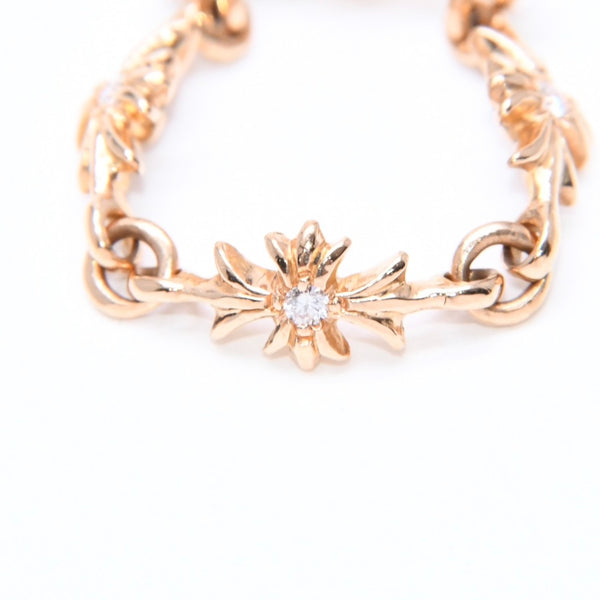 New and unused CHROME HEARTS 22K Tiny E CH Plus Ring Weight approx. 3.54g Size 15.5 After-diamond Used 4a008573