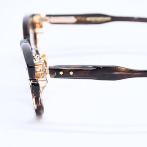 Mint condition JACQUES MARIE MAGE ARP eyeglasses/eyewear, brown, JMMAA57AF, size 46.◻22 Used 4a007901