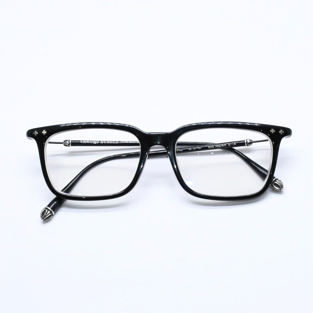 Very Good Condition CHROME HEARTS BIG RICKY 2 Big Ricky 2 Date Glasses Size 54□18-148 Cross Ball Silver 925 Used 4a005736