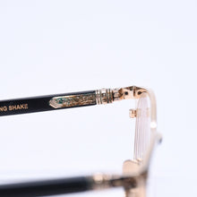 画像をギャラリービューアに読み込む, CHROME HEARTS クロムハーツMORNING SHAKE モーニングシェイク ラウンド型 伊達メガネ サイズ48□21-145 美品 中古 4a005737