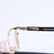 画像をギャラリービューアに読み込む, CHROME HEARTS クロムハーツMORNING SHAKE モーニングシェイク ラウンド型 伊達メガネ サイズ48□21-145 美品 中古 4a005737