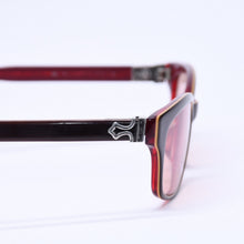 画像をギャラリービューアに読み込む, 極美品 CHROME HEARTS クロムハーツ BABY-A ベイビーA サングラス アイウェア CHプラス装飾 レッド ブラウン 中古 4a005739