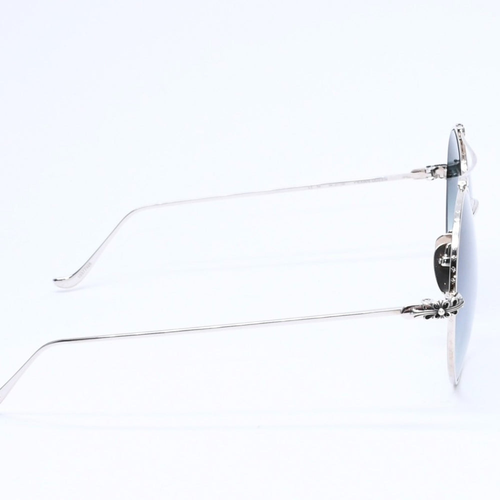 極美品 CHROME HEARTS クロムハーツ PRAWN QUEEN プローン クイーン ラウンド サングラス サイズ54□21-138 グラデーション 中古 4a005738