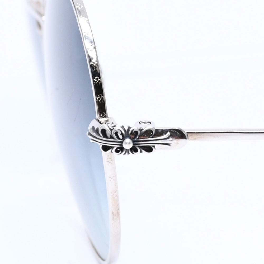極美品 CHROME HEARTS クロムハーツ PRAWN QUEEN プローン クイーン ラウンド サングラス サイズ54□21-138 グラデーション 中古 4a005738