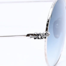 画像をギャラリービューアに読み込む, 極美品 CHROME HEARTS クロムハーツ PRAWN QUEEN プローン クイーン ラウンド サングラス サイズ54□21-138 グラデーション 中古 4a005738