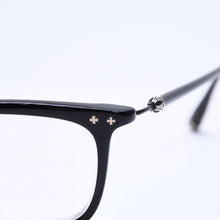 画像をギャラリービューアに読み込む, 極美品 CHROME HEARTS クロムハーツ BIG RICKY 2 ビッグ リッキー2 伊達メガネ サイズ54□18-148 クロスボール シルバー925 中古 4a005736