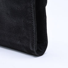 将图片加载到图库查看器，極美品 CHROME HEARTS クロムハーツ WAVE DESTROY LTHR ウェーブ ウォレット 長財布 クロスボタン デストロイレザー シルバー925 中古 4a005740