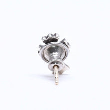 将图片加载到图库查看器，極美品 CHROME HEARTS クロムハーツ ピアス イヤリング CH クロスファット スタッド シルバーピアス シルバー925 片耳 重量約0.91g 中古 4a005752
