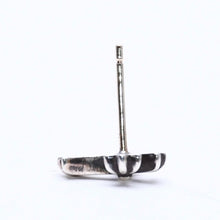 将图片加载到图库查看器，極美品 CHROME HEARTS クロムハーツ ピアス イヤリング CH クロスファット スタッド シルバーピアス シルバー925 片耳 重量約0.91g 中古 4a005752