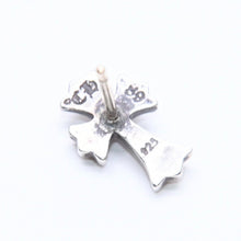将图片加载到图库查看器，極美品 CHROME HEARTS クロムハーツ ピアス イヤリング CH クロスファット スタッド シルバーピアス シルバー925 片耳 重量約0.91g 中古 4a005752