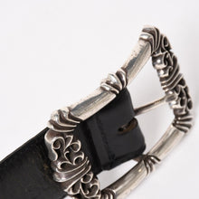 将图片加载到图库查看器，CHROME HEARTS クロムハーツ BLT FILIGREE OTJ 1.5 フィリグリー OTJ ベルト 1.5インチ サイズ36 レザー シルバー925 美品 中古 4a005741