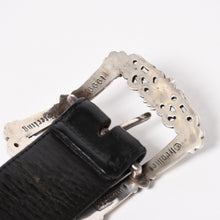 将图片加载到图库查看器，CHROME HEARTS クロムハーツ BLT FILIGREE OTJ 1.5 フィリグリー OTJ ベルト 1.5インチ サイズ36 レザー シルバー925 美品 中古 4a005741