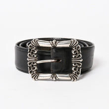 将图片加载到图库查看器，CHROME HEARTS クロムハーツ BLT FILIGREE OTJ 1.5 フィリグリー OTJ ベルト 1.5インチ サイズ36 レザー シルバー925 美品 中古 4a005741