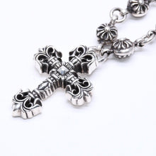 将图片加载到图库查看器，CHROME HEARTS クロムハーツ フィリグリークロス XS W/クロスボールチェーン ネックレス 重量約122.3g 20インチ 美品 中古 4a005732