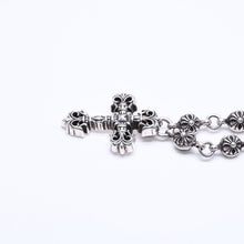 将图片加载到图库查看器，CHROME HEARTS クロムハーツ フィリグリークロス XS W/クロスボールチェーン ネックレス 重量約122.3g 20インチ 美品 中古 4a005732