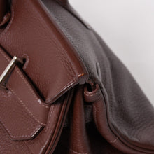 Load image into Gallery viewer, 極美品 ゴルチェデザイン HERMES エルメス ショルダーバーキン ブラウン ハバナ トリヨンクレマンス ◻︎H刻 シルバー金具 中古 4a005840