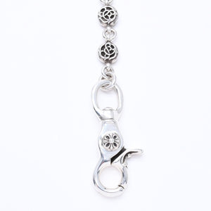 Very good condition CHROME HEARTS CLIP NO2 FLORAL BALL 3B Clip No2 Floral Ball 3B Keyring Weight approx. 63.16g Used 4a005744